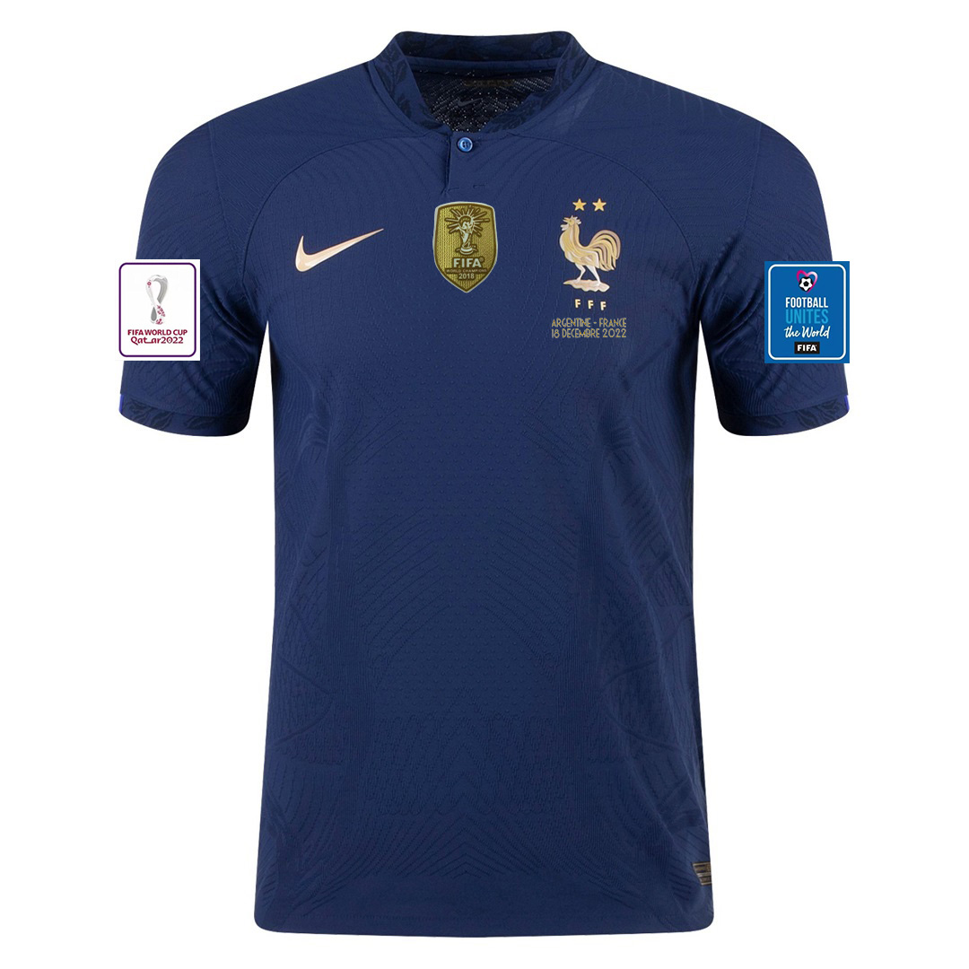 AAA Quality France 2022 World Cup Home Final Jersey(Player)